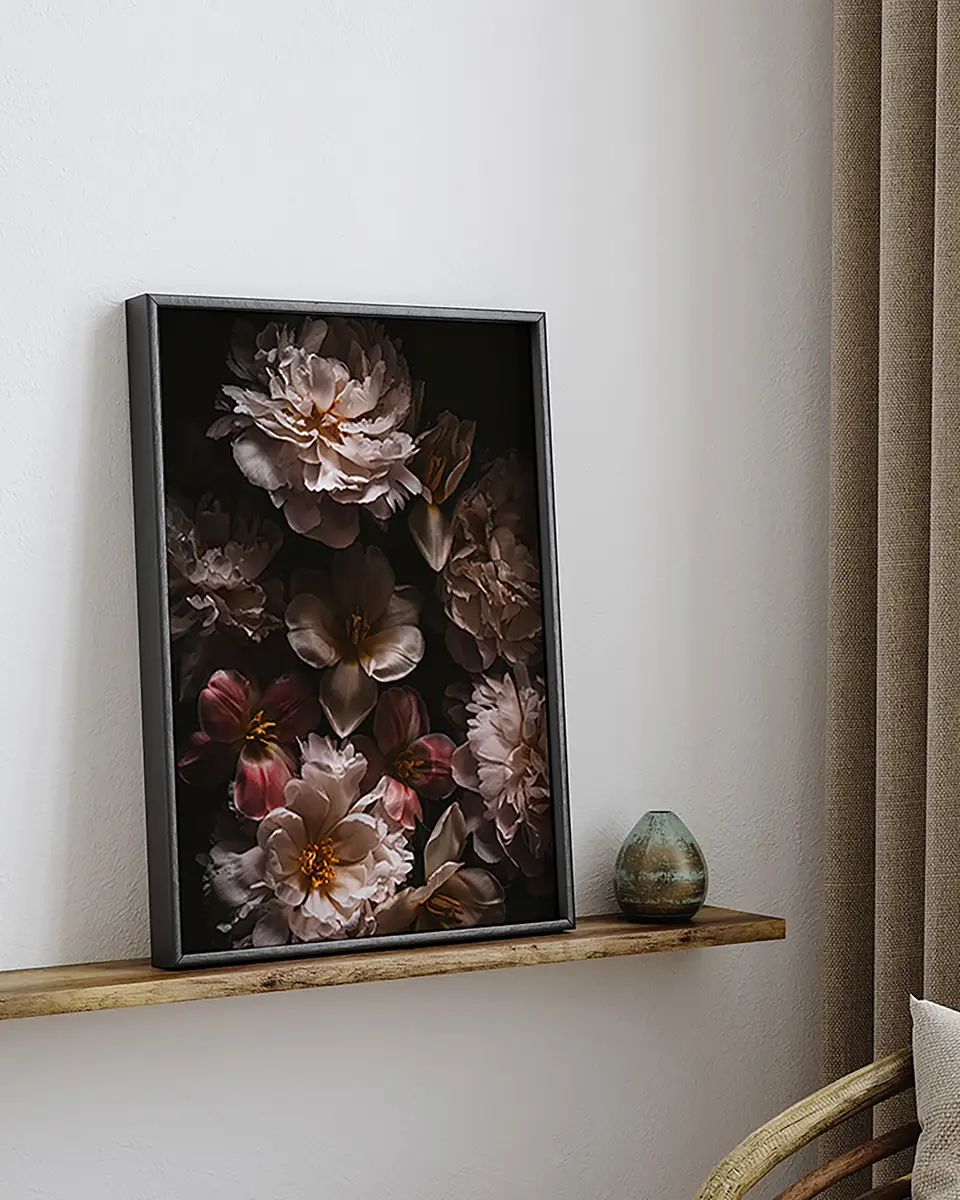Bild Baroque Flowers | Mehrfarbig