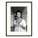 Bild Sophia Loren in White Dress | Schwarz