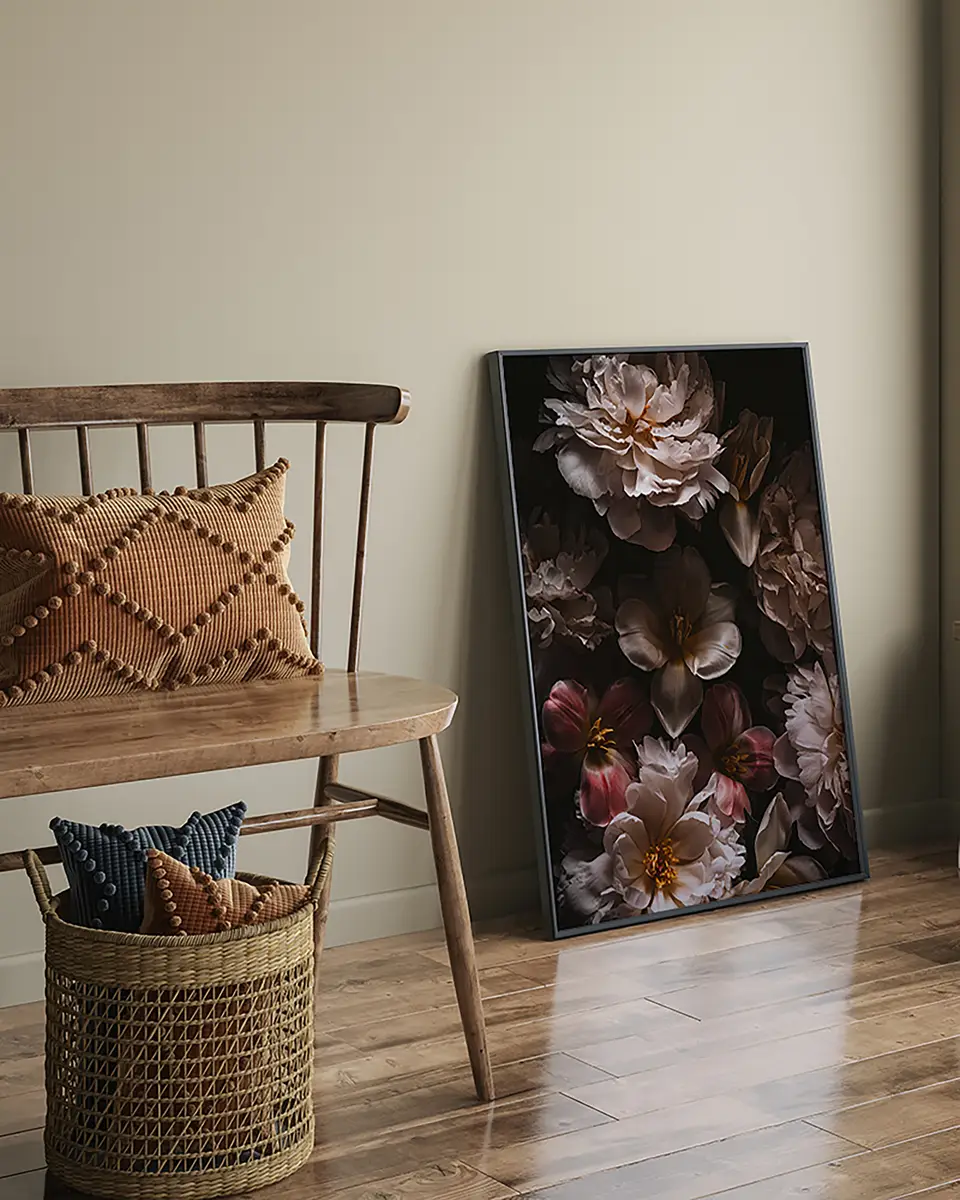 Bild Baroque Flowers | Mehrfarbig