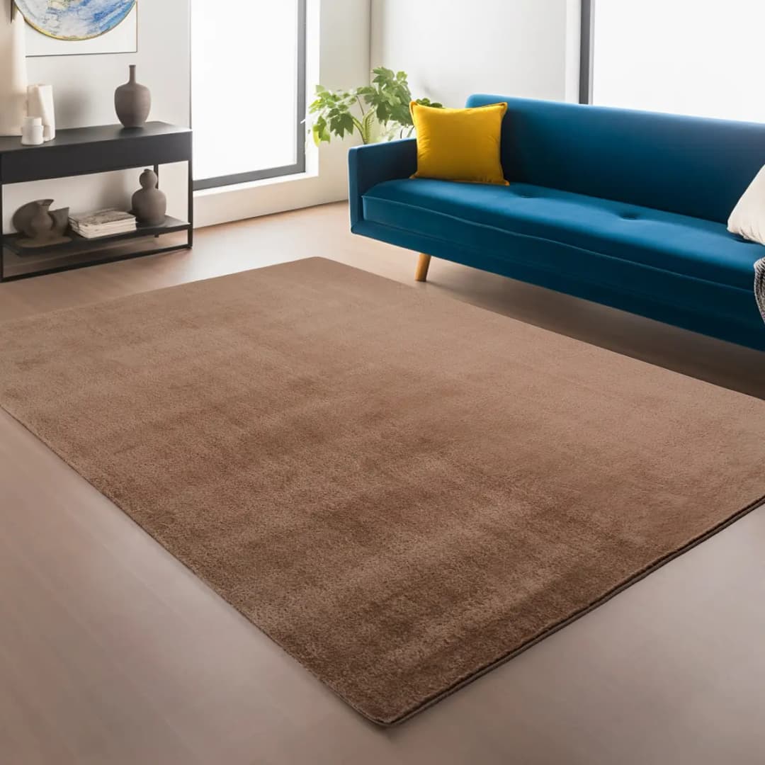 Ayyildiz Kurzflorteppich Joy 1400 | Braun