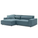 Mørteens Ecksofa mit Longchair Barda | Blau