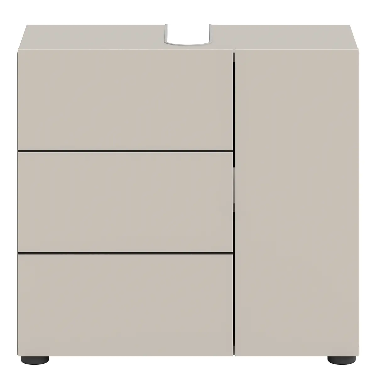 Waschbeckenunterschrank Nylum 60 cm | Beige