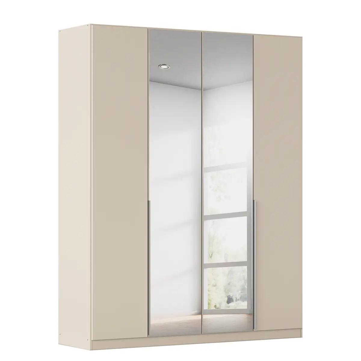 rauch Orange Drehtürenschrank Alabama 181 x 229cm Beige/Champagner