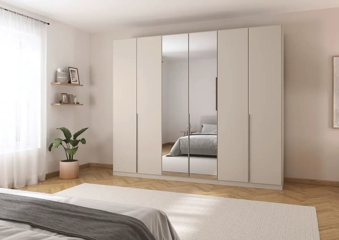 Drehtürenschrank Alabama | Beige