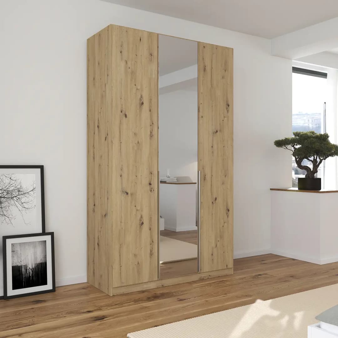 rauch Orange Kleiderschrank Alabama 136x229cm | Holztöne