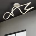 LED-Deckenleuchte Swirl | Silber