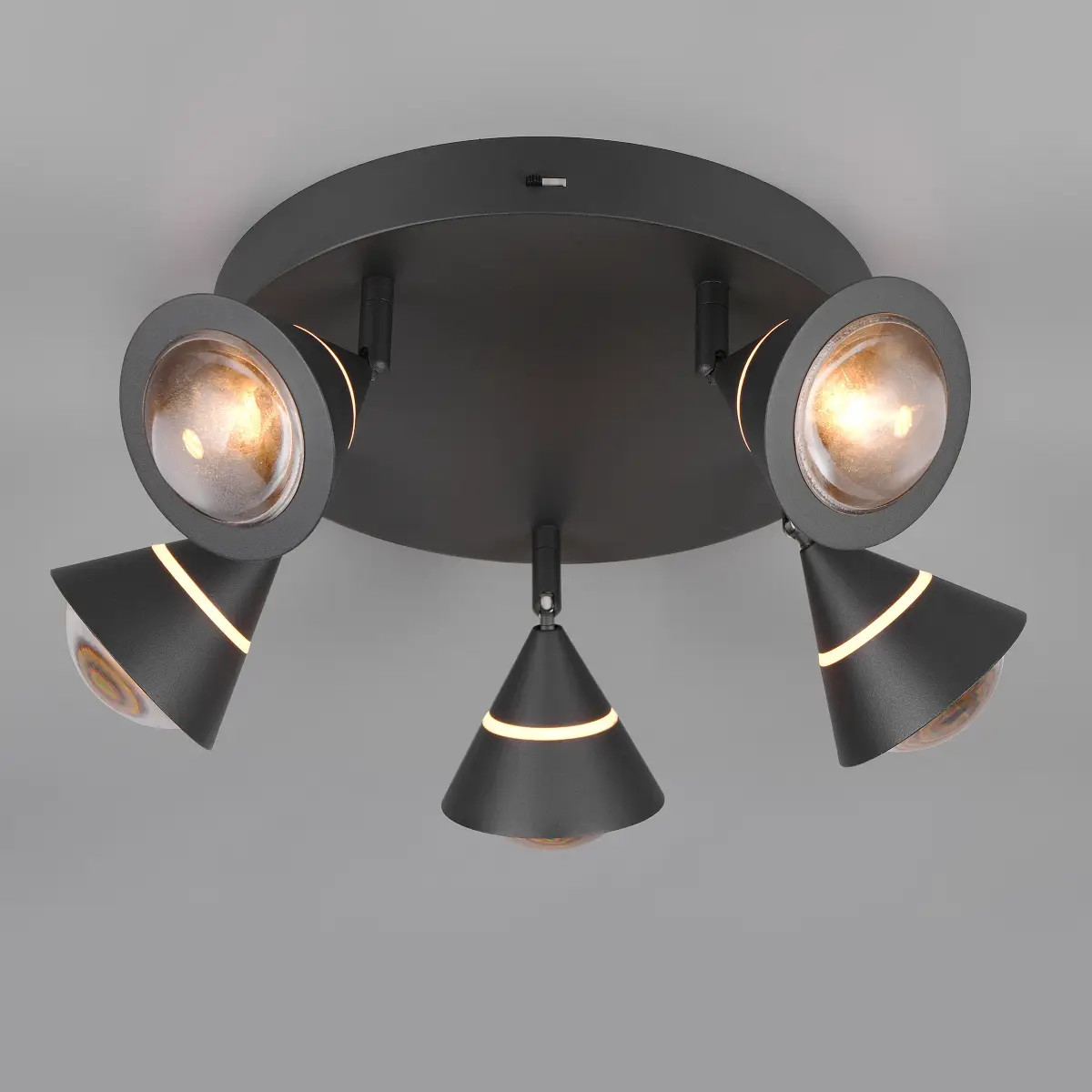LED-Deckenleuchte Romeo | Schwarz