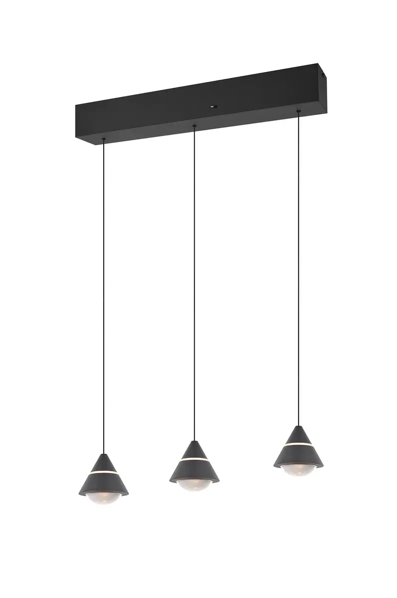 LED-Pendelleuchte Romeo | Schwarz