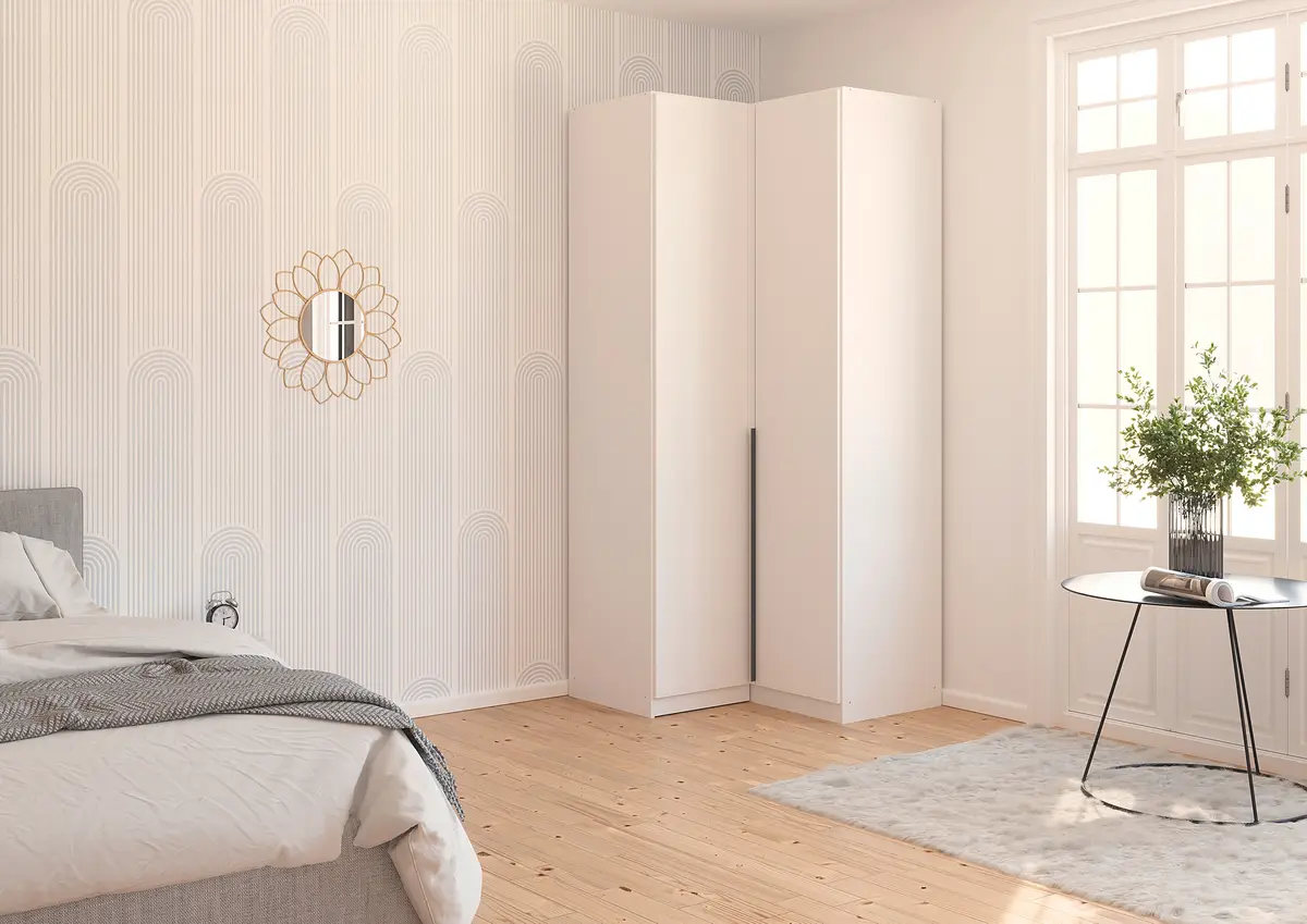 rauch Orange Eckschrank Alabama Typ B | Weiß