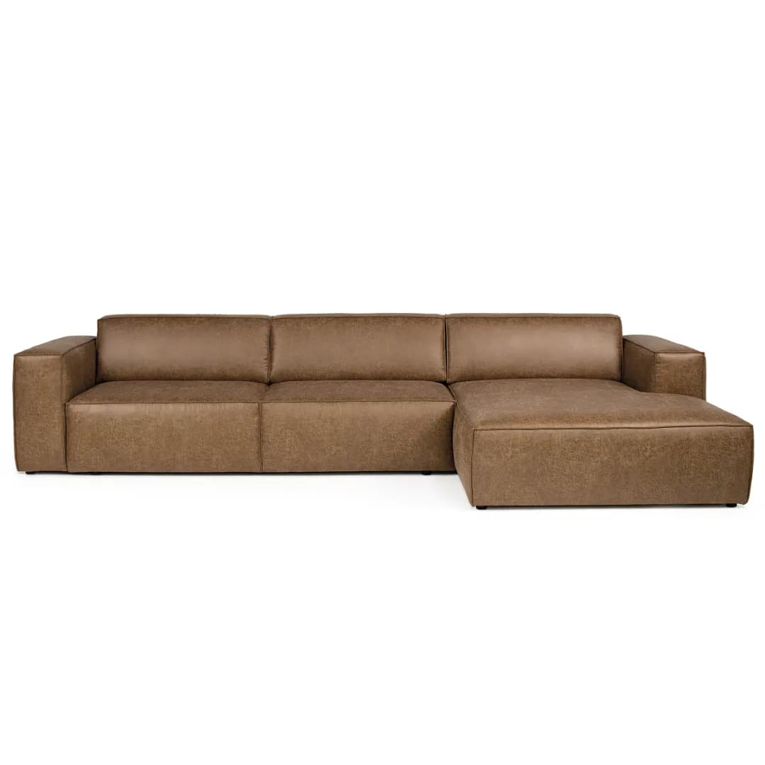 Ecksofa mit Schlaffunktion Pina | Braun
