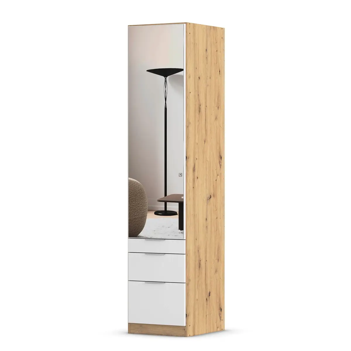rauch Orange Drehtürenschrank Alabama | Weiß