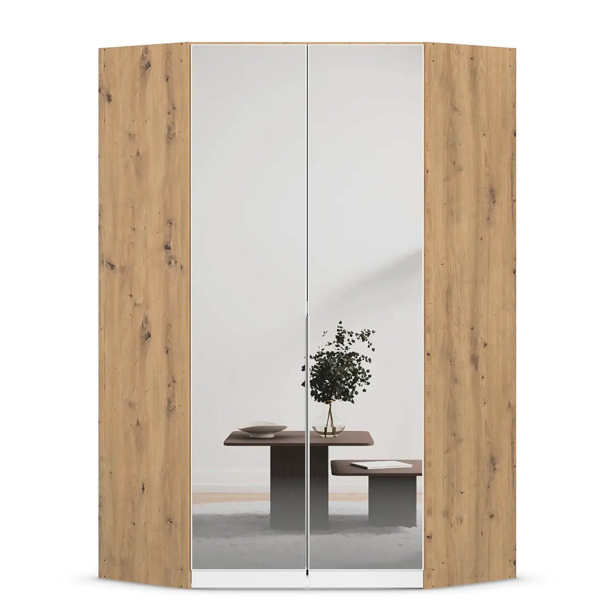 Eckschrank Alabama | Weiß