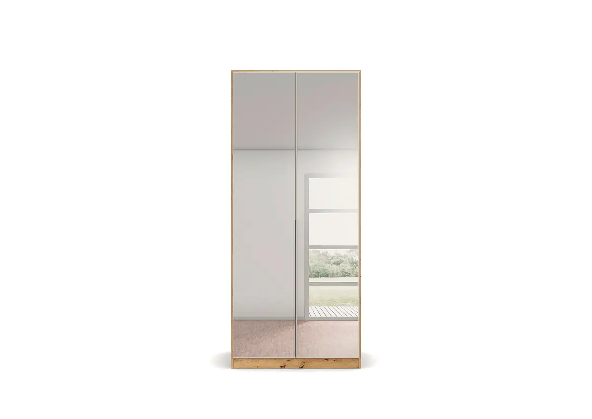 rauch Orange Drehtürenschrank Alabama 91 x 229cm | Holztöne