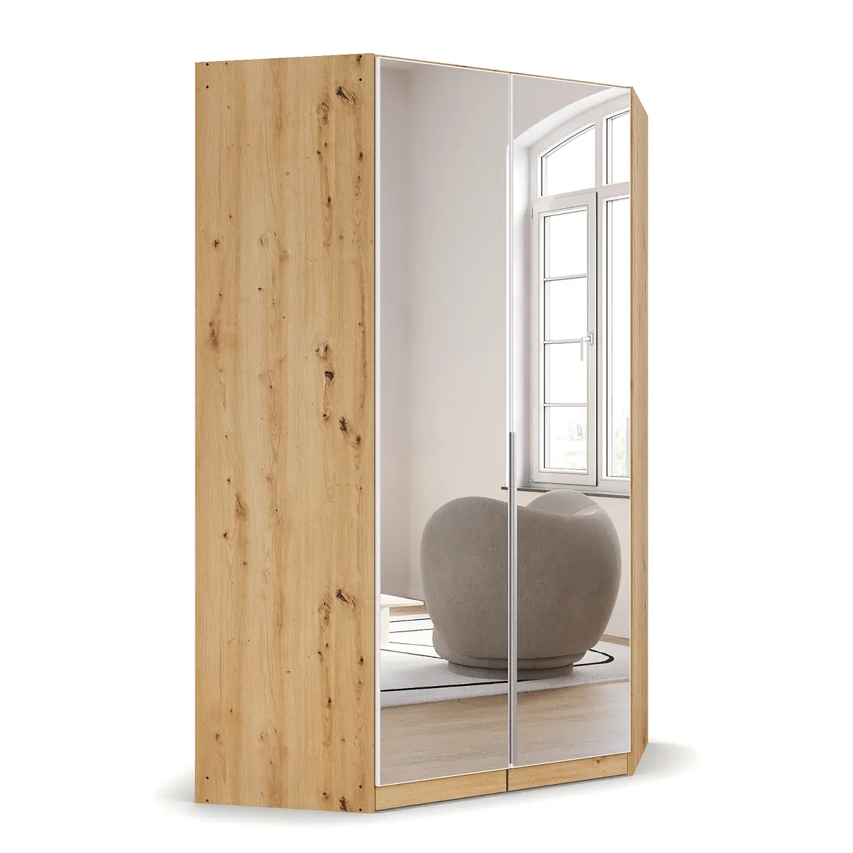 Eckschrank Alabama Typ A 210cm | Mehrfarbig