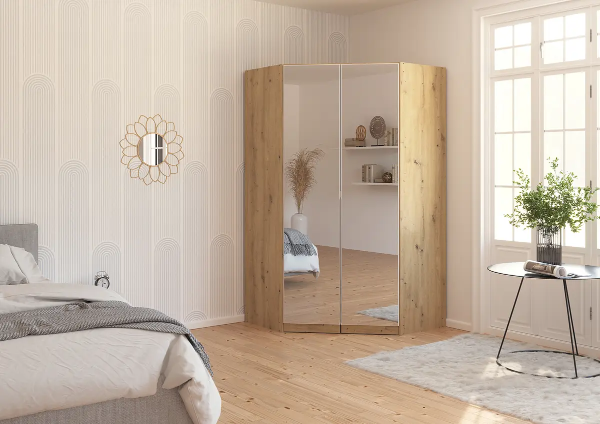 Eckschrank Alabama Typ A 210cm | Mehrfarbig