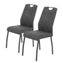 loftscape Esszimmerstuhl Kabego 2er-Set | Grau