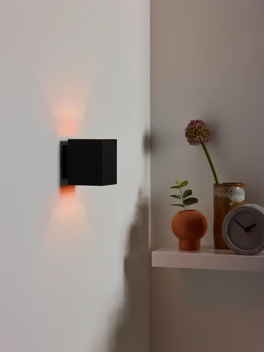 Lucide Wandleuchte Xera | Schwarz