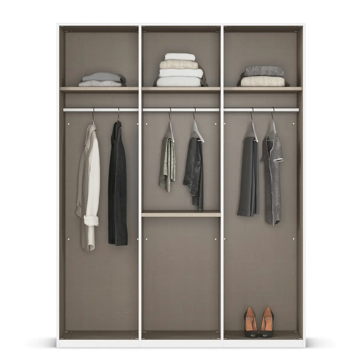 rauch Orange Drehtürenschrank Alabama | Mehrfarbig