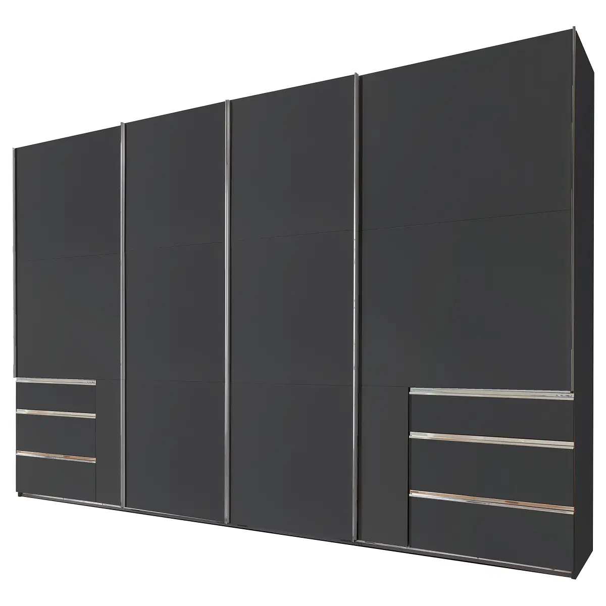 Wimex Schwebetürenschrank Level36 350x216x65cm | Grau
