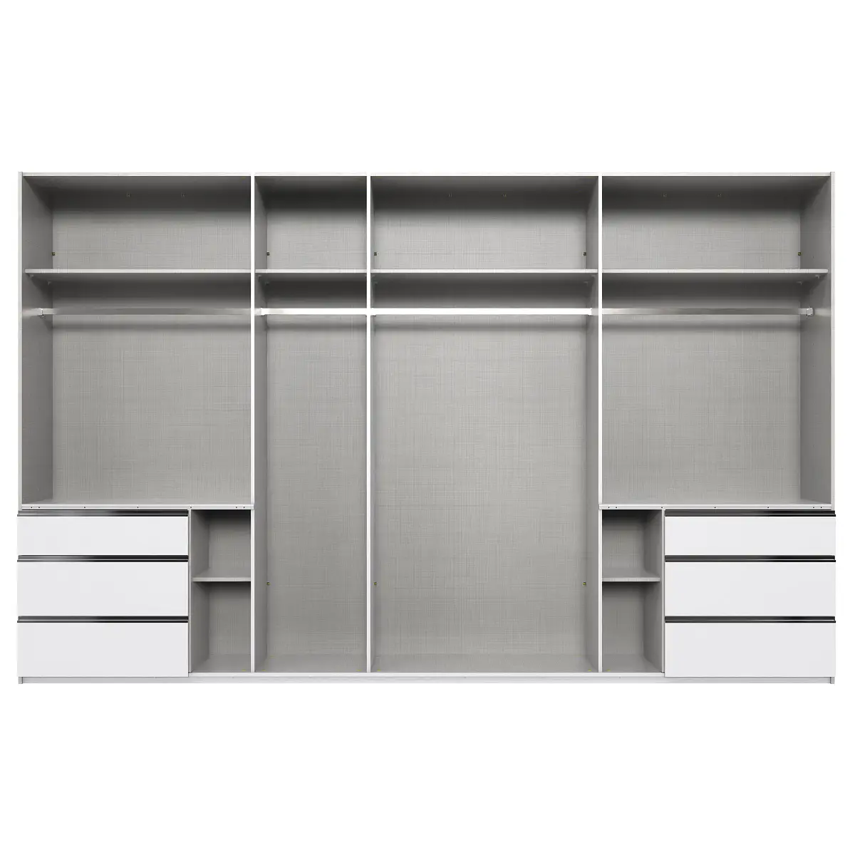 Wimex Schwebetürenschrank Level36 350x216x65cm | Grau