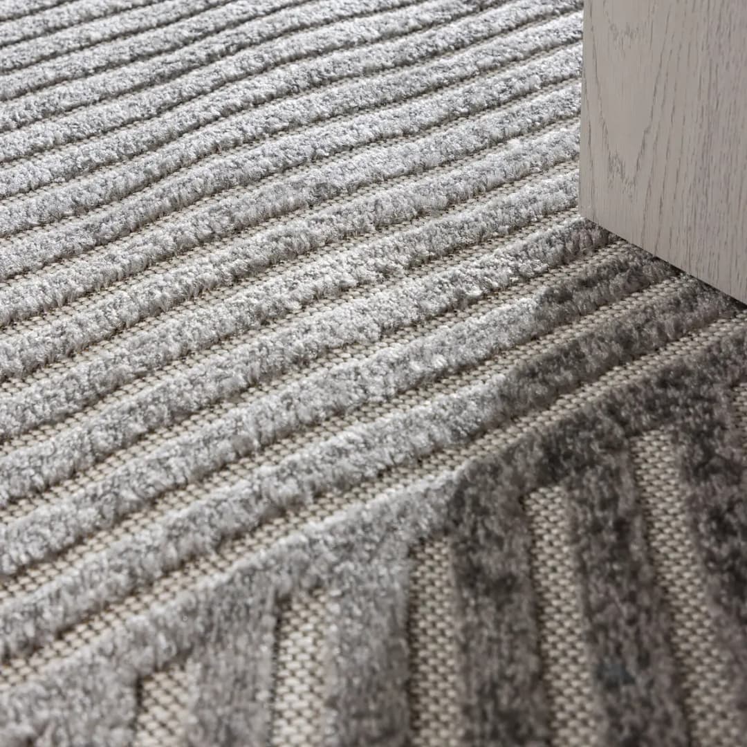 Hochflorteppich Aron | Grau