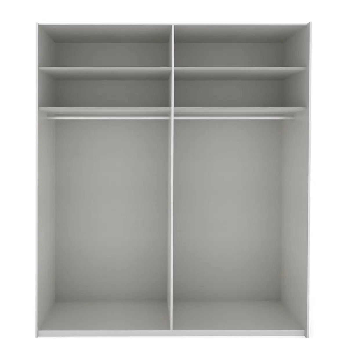 Schwebetürenschrank Level36 236 cm Typ B 200cm Grau/Graphit