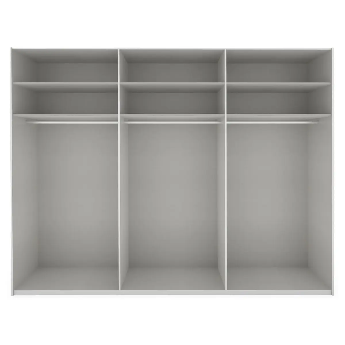Schwebetürenschrank Level36 236 cm Typ B 300cm Grau/Graphit