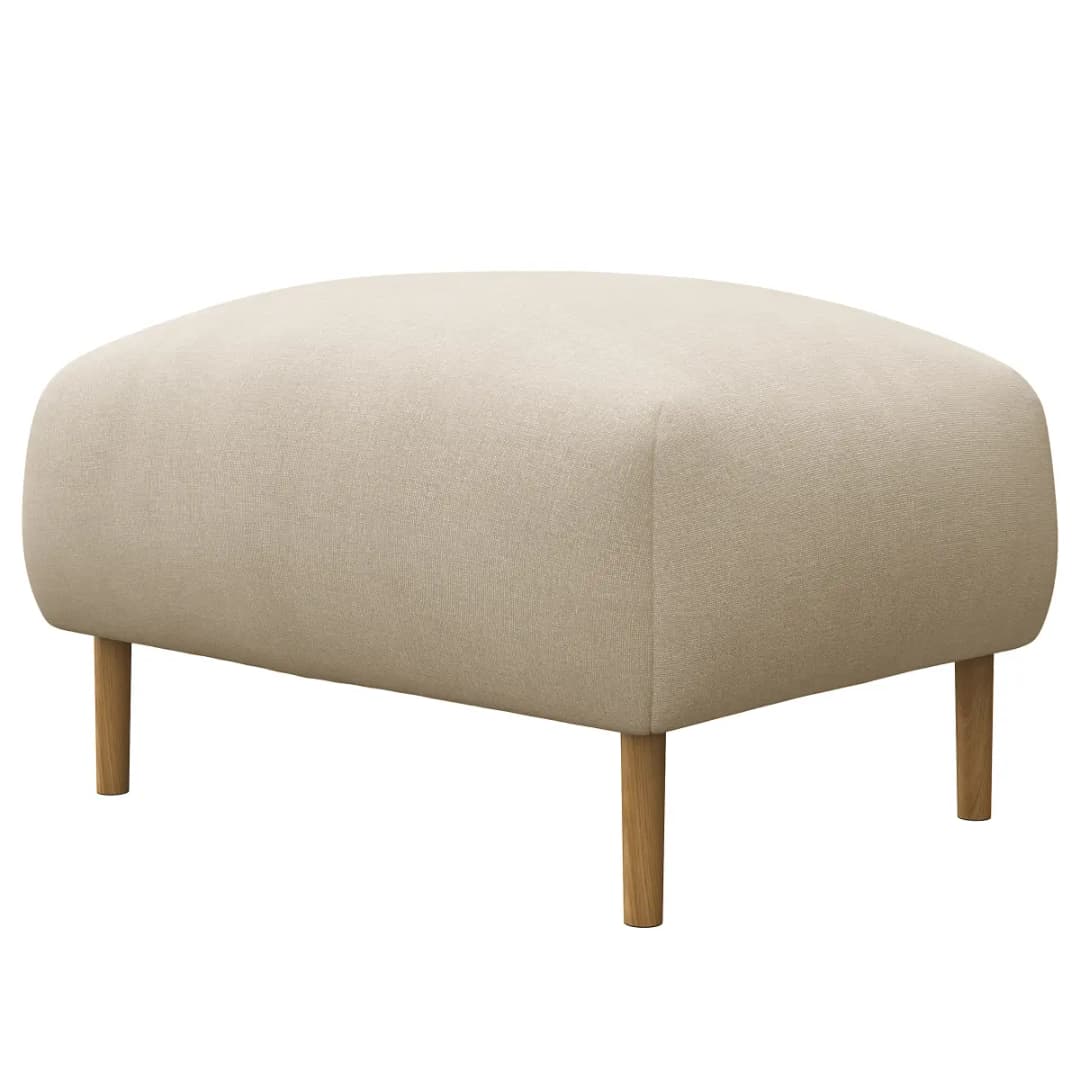 Polsterhocker Fadia | Beige