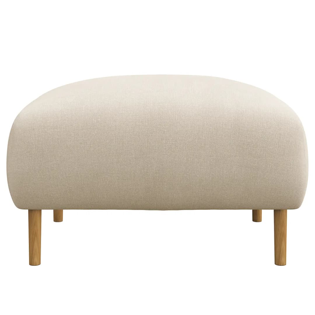 Polsterhocker Fadia | Beige