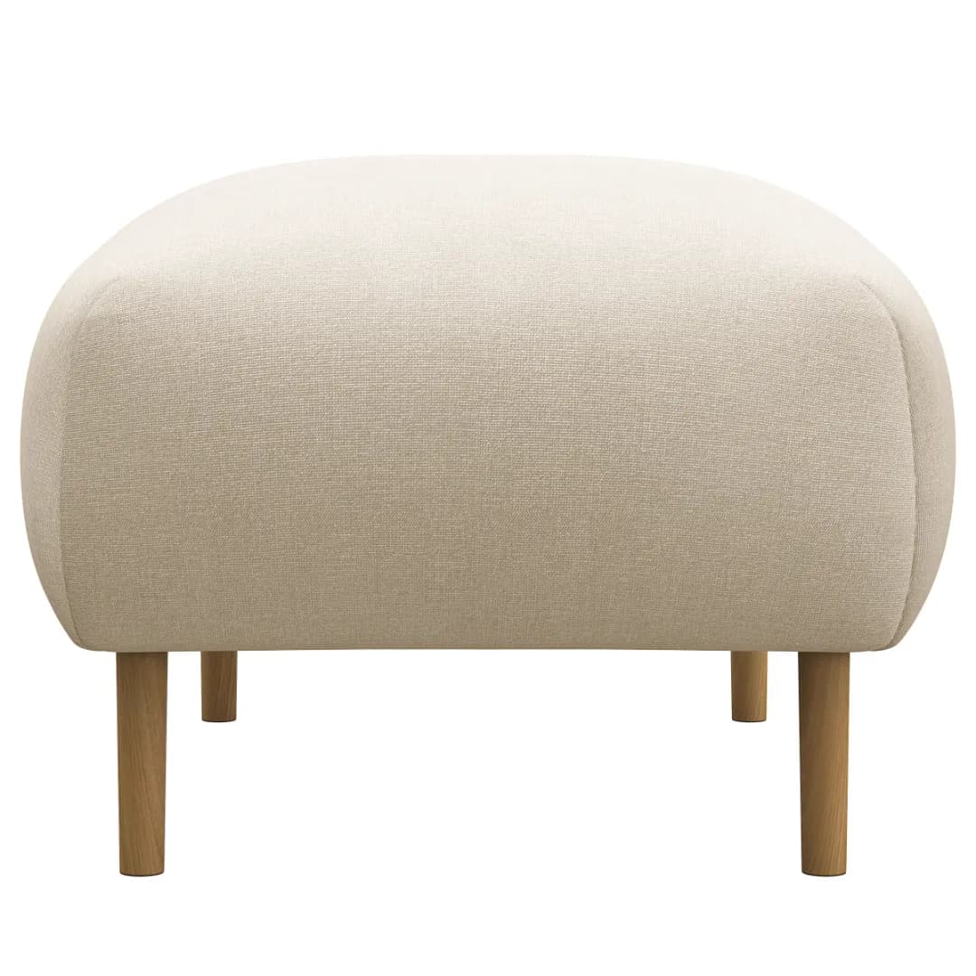 Polsterhocker Fadia | Beige