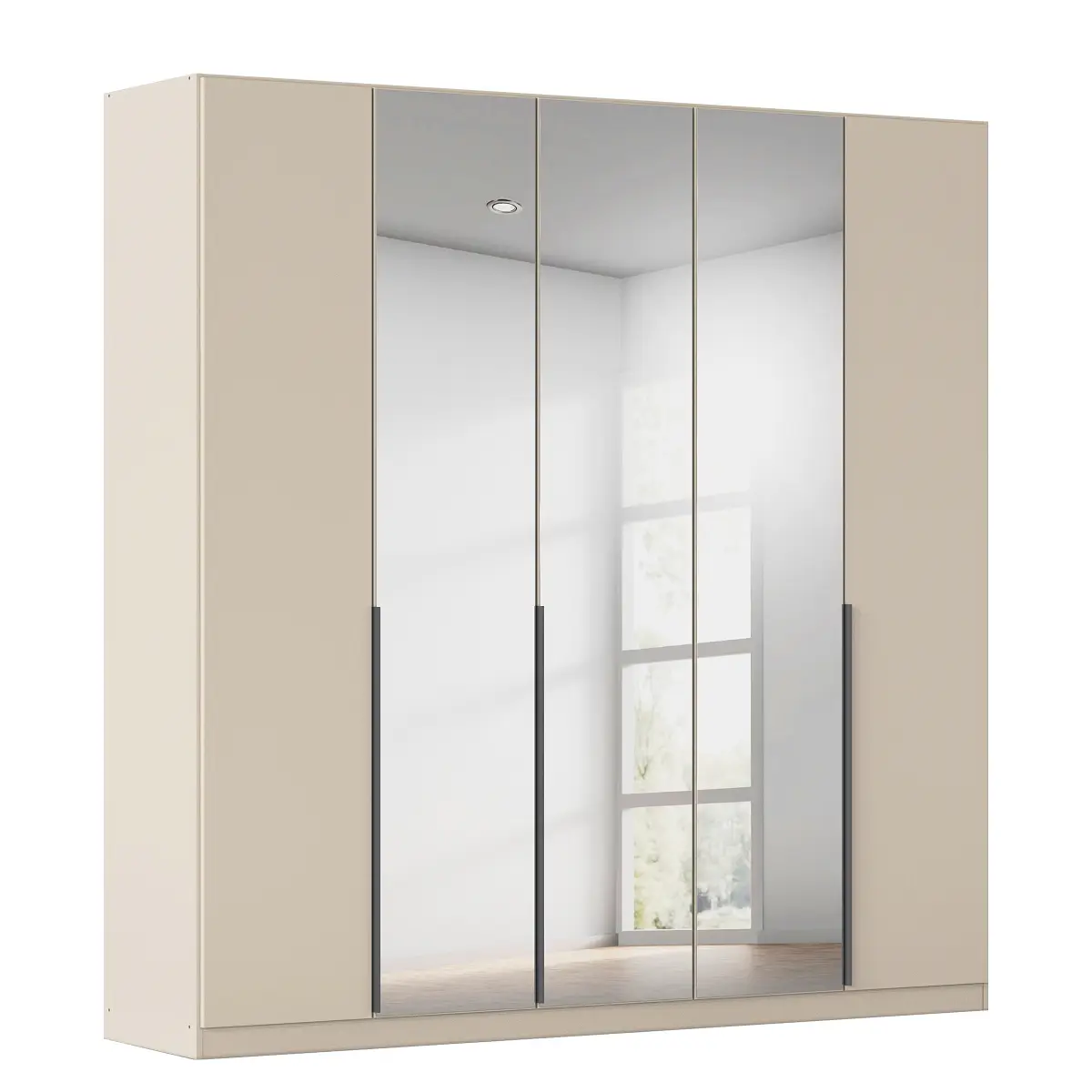 rauch Orange Drehtürenschrank Alabama 226 x 210cm Beige/Champagner