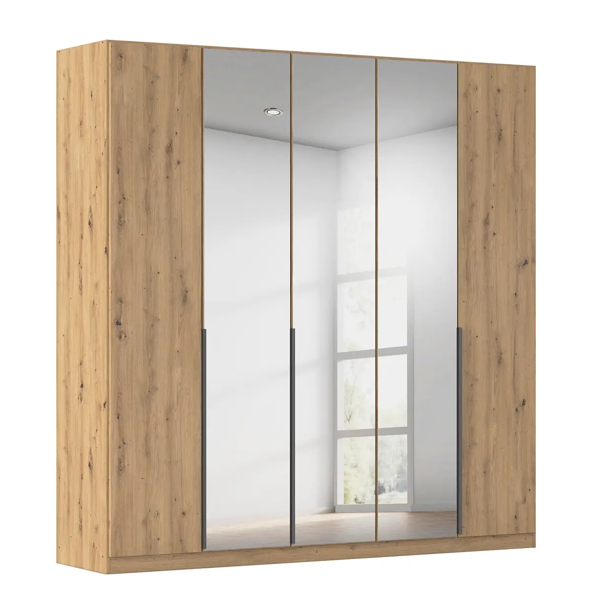 rauch Orange Alabama Drehtürenschrank | Holztöne