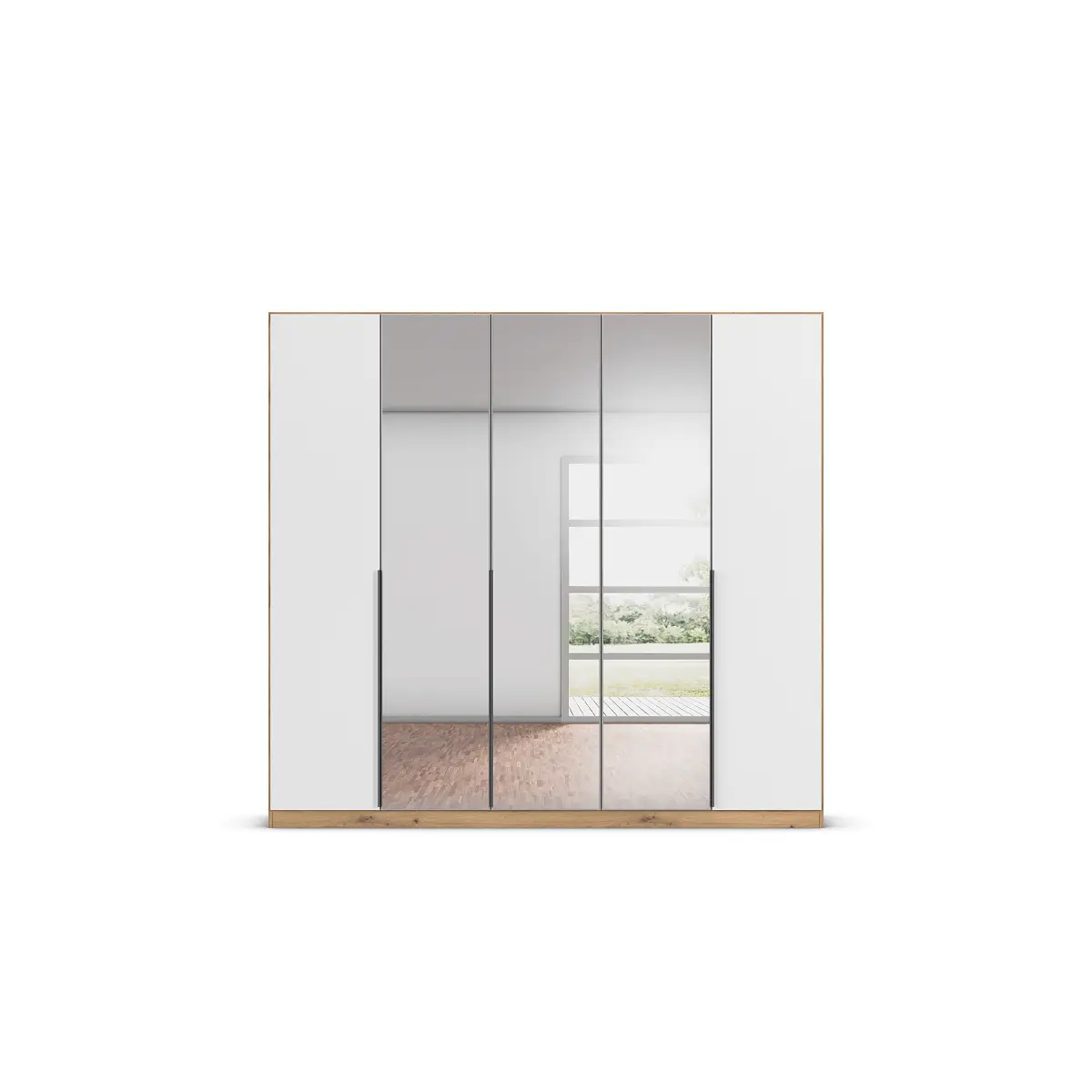 rauch Orange Drehtürenschrank Alabama | Holztöne