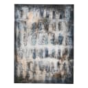 Leinwandbild Shadows Baumwollstoff Schwarz/Grau 120 x 90 x 3cm