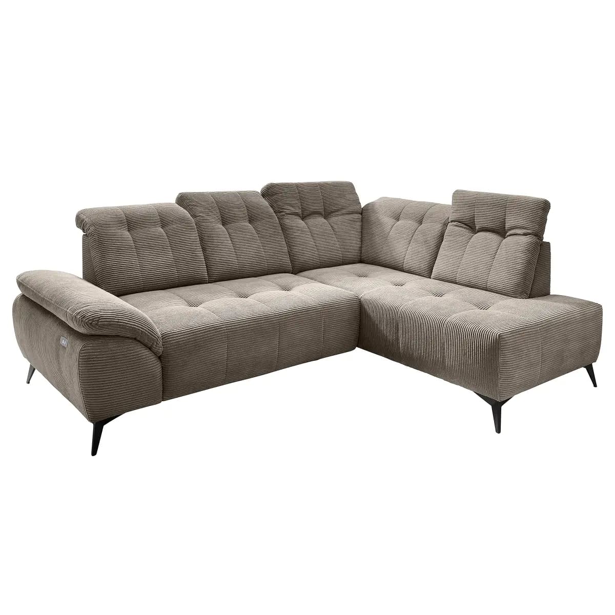 Fredriks Ecksofa Duana mit Schlaffunktion | Braun