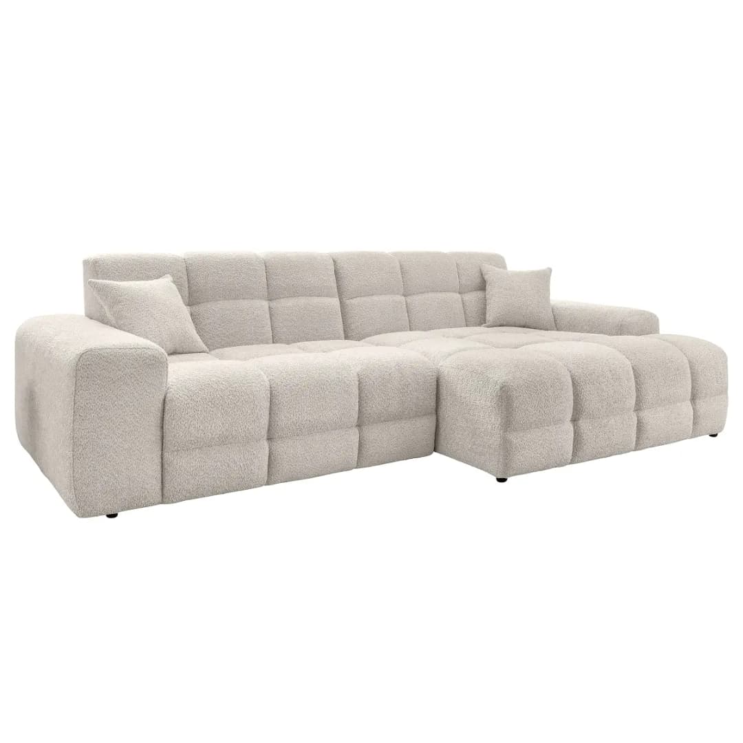 Mørteens Zofie Ecksofa mit Longchair | Beige
