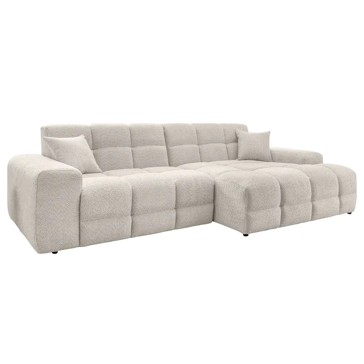 Mørteens Zofie Ecksofa mit Longchair | Beige