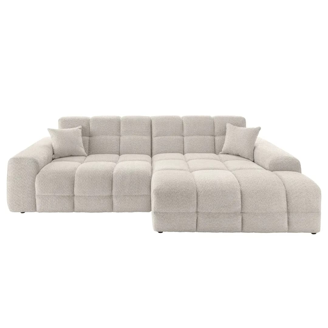 Mørteens Zofie Ecksofa mit Longchair | Beige