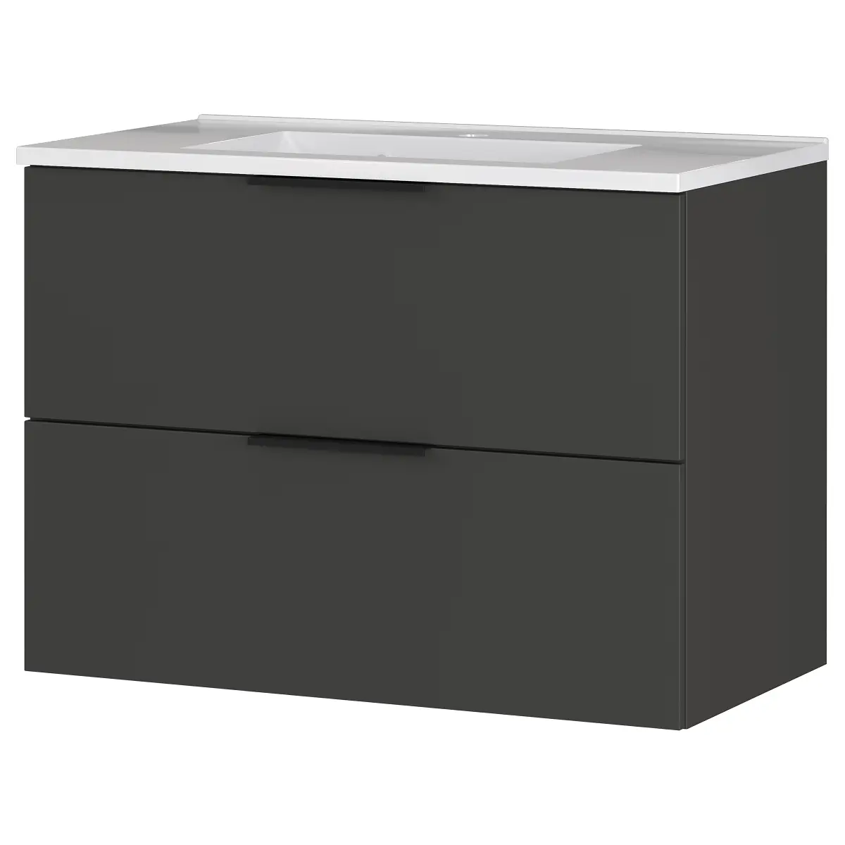 Einzelwaschtisch Crandon 61cm Grau | Grau