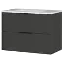 Einzelwaschtisch Crandon 61cm Grau | Grau