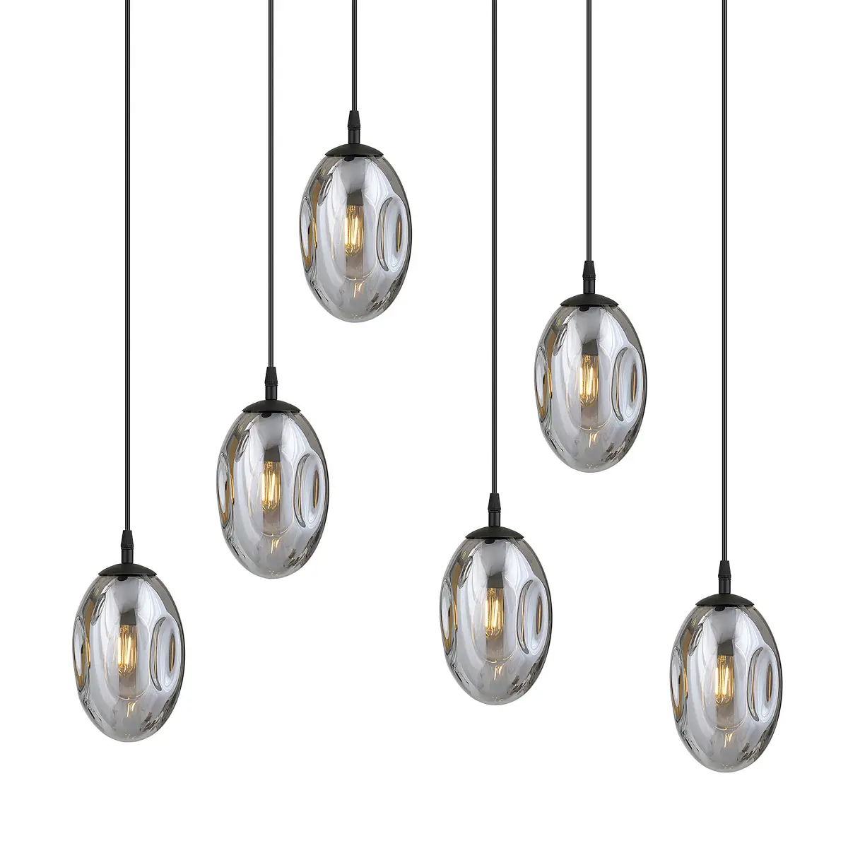 Emibig Lighting Pendelleuchte Astral Typ B | Schwarz