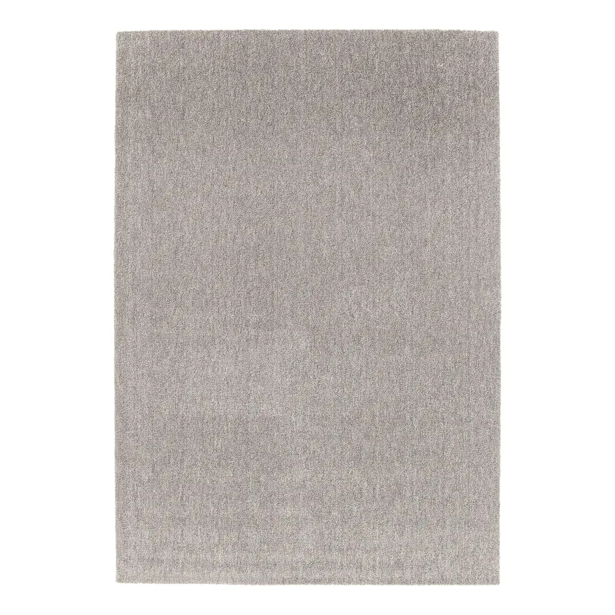 Kurzflorteppich Miral Grau 140 x 200cm Polyester | Grau