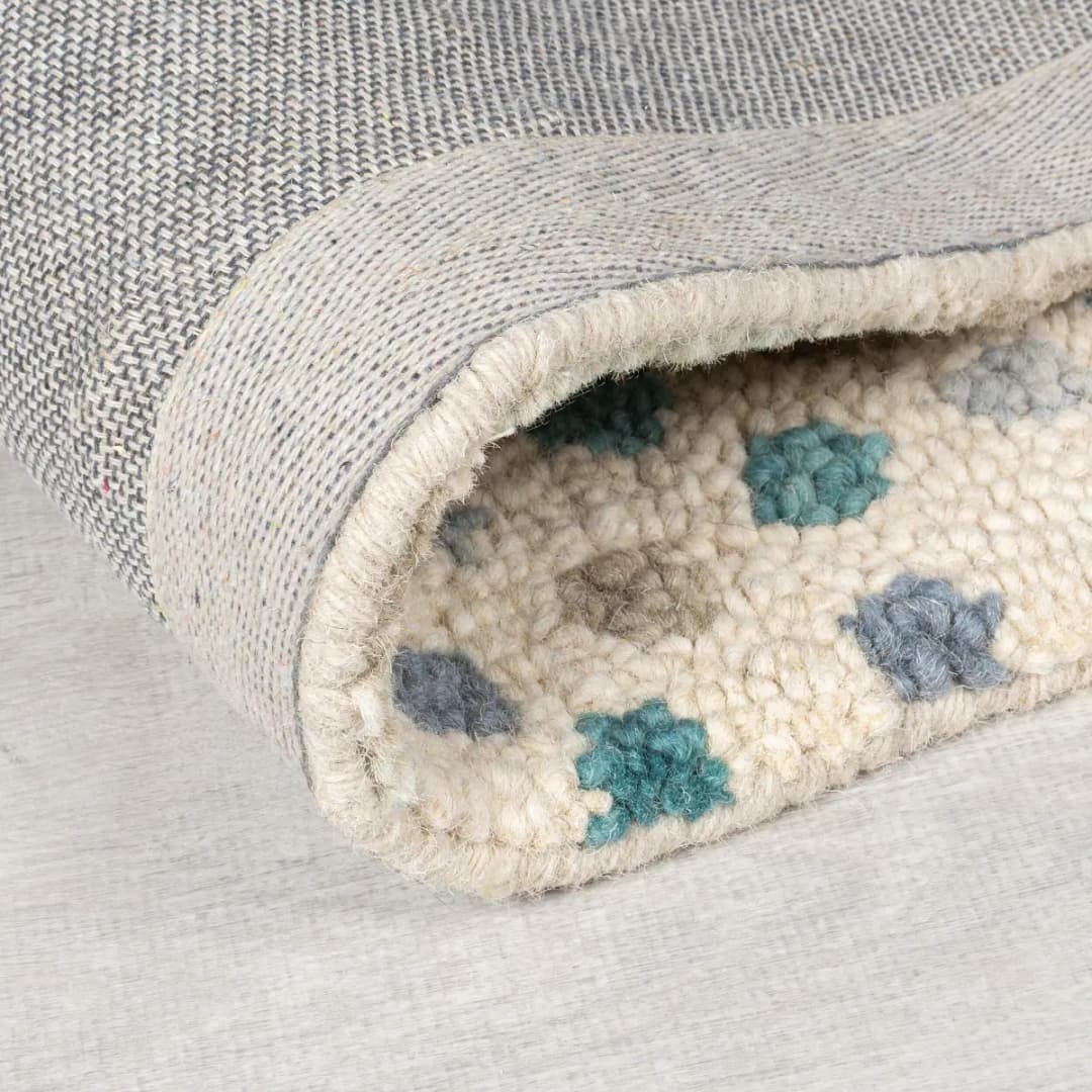 Wollteppich Eloise | Blau
