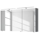 Beleuchteter Spiegelschrank 7045 Chrom A | Grau