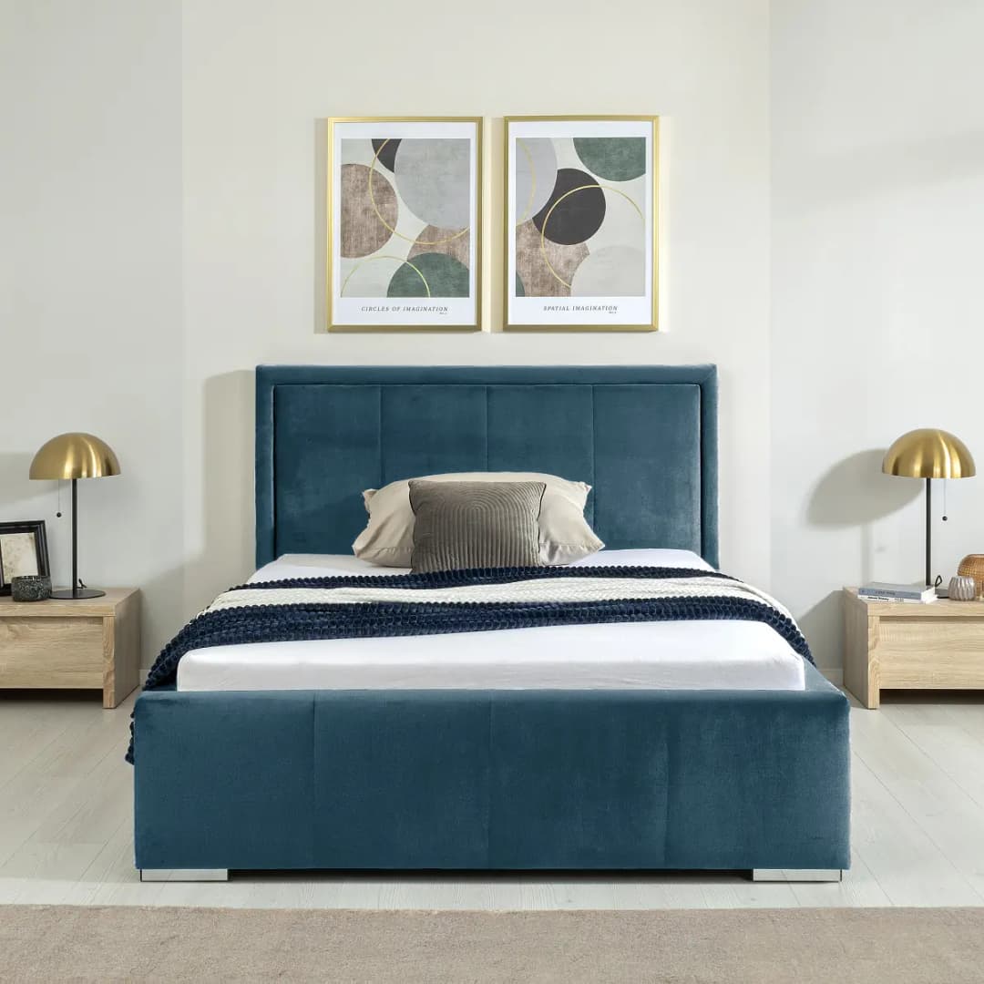 Loftscape Polsterbett Juono | Blau