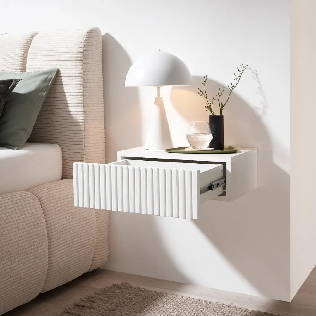 loftscape Hänge-Nachtkommode Narella | Weiß
