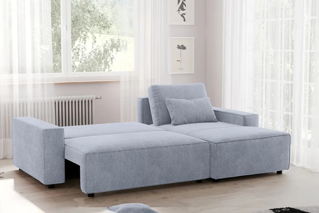 Fredriks Ecksofa mit Schlaffunktion Venka | Blau