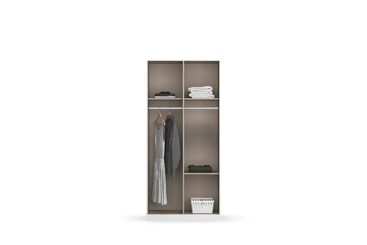 rauch Orange Drehtürenschrank Alabama | Holztöne