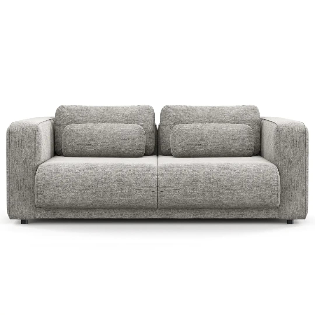 2,5-Sitzer Sofa Grau Chenille Buladi | Grau