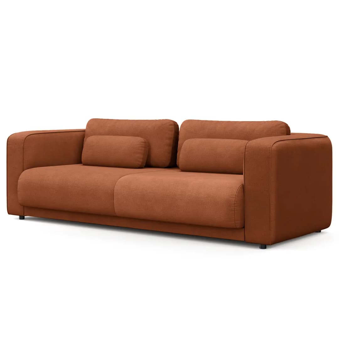 3-Sitzer Sofa Liane | Terrakotta
